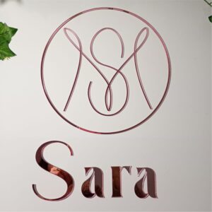 Sara Acrílico Rosê